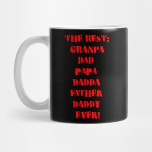 Daddy Fathers Day! Mug